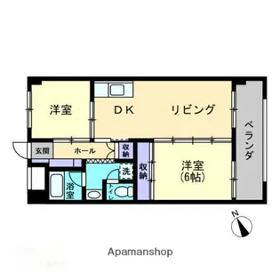 パルティーレ【3階】の間取り