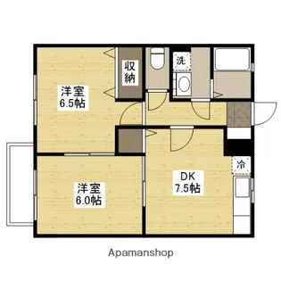 フィアヤーレスツァイテンⅡ【103号室】の間取り