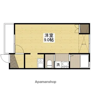 グレイス手城【101号室】の間取り