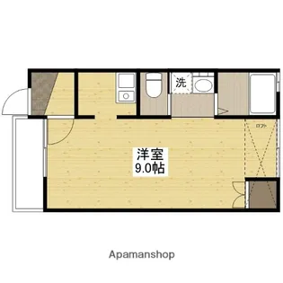 グレイス手城【102号室】の間取り