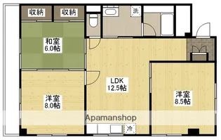 フジワラビルディング【3階】の間取り