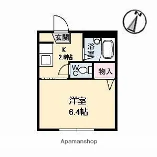 クレセント串山【1階】の間取り