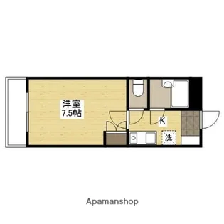 エメローズ千田【3階】の間取り