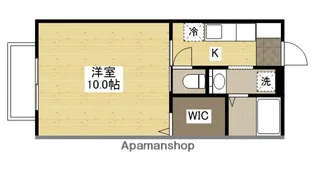 ウェル上加茂【2階】の間取り