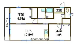 レトア桜丘【1階】の間取り