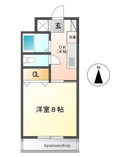 ジョイハウス新涯【3階】の間取り