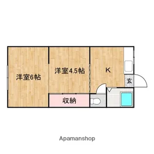 明和マンション【302号室】の間取り