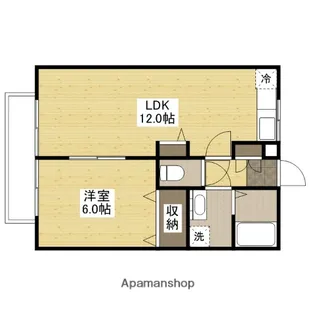 マリーブルク【105号室】の間取り