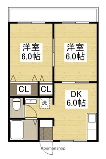 オリーブコート大智【2階】の間取り