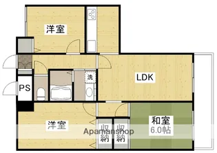 メゾン無憂館Ⅱ【3階】の間取り