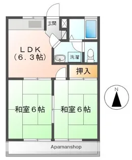 木之庄スライブ【3階】の間取り