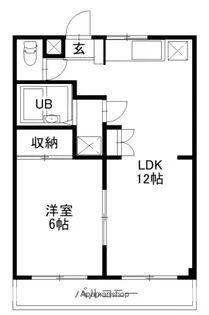 ブルーハイツ【203号室】の間取り