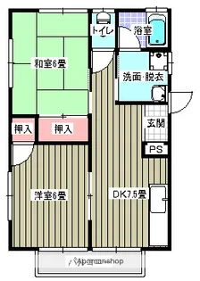 コーポ明王台【2階】の間取り