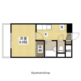 居倉マンション【2階】の間取り