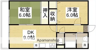 アーバン新徳田【3階】の間取り