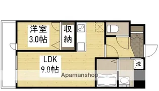 月光福山三吉町【3階】の間取り