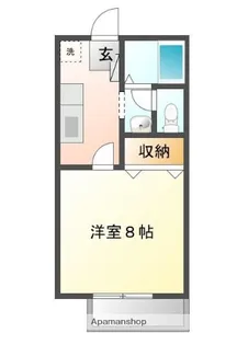 I・S・Kスクエア【203号室】の間取り