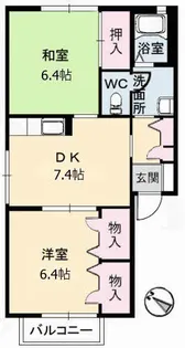 ツインピア A棟【101号室】の間取り