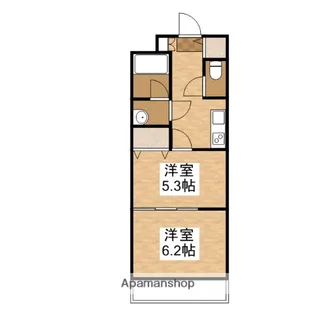 ロイヤルスミス【5階】の間取り