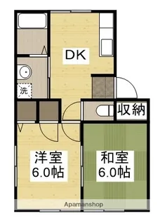 ハーモニーイレブン【102号室】の間取り