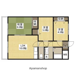 鷹取プレイス【304号室】の間取り