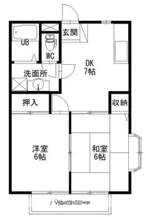 プロヴァンス A【102号室】の間取り