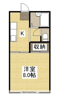 アプロード東手城 B【1階】の間取り
