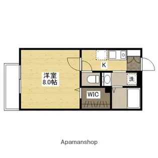 ローズパレス春日S【1階】の間取り