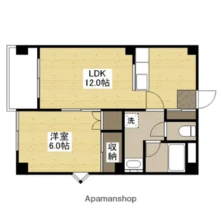 メゾン南手城【2階】の間取り