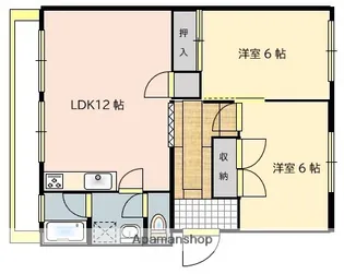 新庄屋マンション【1階】の間取り