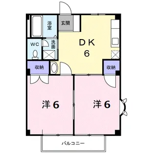 レグルスA【2階】の間取り