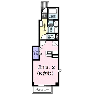 スティブル備後A【1階】の間取り