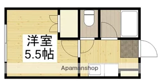 プラザドゥオーロラA【207号室】の間取り