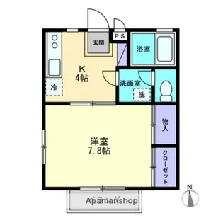 コンフォート城見【2階】の間取り
