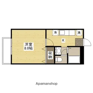 サンシティガーデン【2階】の間取り