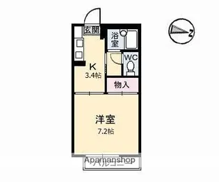 セフィラT・A・P B棟【2階】の間取り