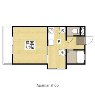エクシオール亀田【201号室】の間取り