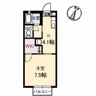 ダイナスティ21 2号館【2階】の間取り