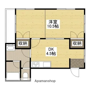 ラセーヌビル【401号室】の間取り