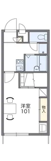 レオパレスアイ【1階】の間取り
