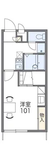 レオパレスウィステリア【202号室】の間取り