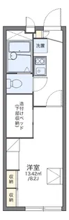 レオパレス華Ⅱ【1階】の間取り
