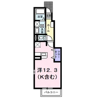 ジュネス.メゾン【1階】の間取り