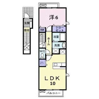 フォレストコート明神Ⅲ【2階】の間取り