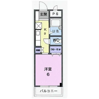 館町ガーデンHITS【3階】の間取り