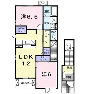 マナ サフラワー【2階】の間取り