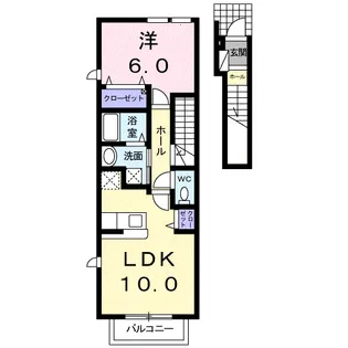 ピュアストリーム C【2階】の間取り