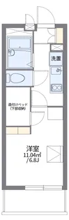 レオパレストーテム【2階】の間取り