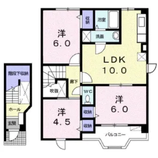 サンハイムC【2階】の間取り