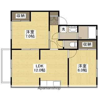 エスペランサB【2階】の間取り